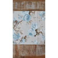 Trilho Floral Verona  Azul Trilho Floral Verona  Azul